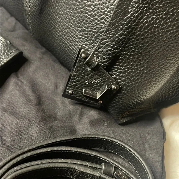 Botkier Hudson Black Leather Tote Bag - Picture 4 of 16